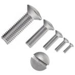 1-10-25 Messing Vernikkelde bout LENSKOP (m8)x 25, Ophalen of Verzenden, Nieuw