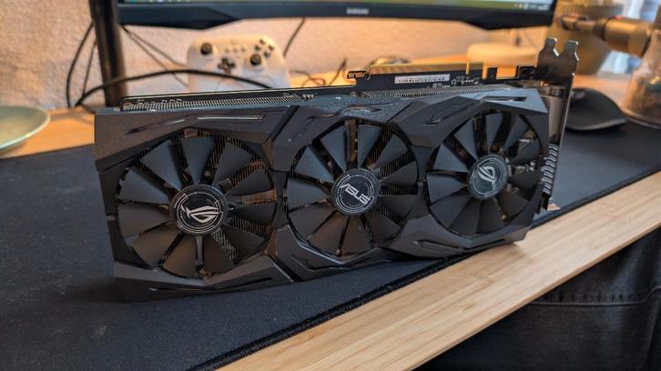 ASUS ROG 1080 8GB - Videokaart - NVIDIA, Computers en Software, Videokaarten, Zo goed als nieuw, PCI-Express 4.0, GDDR5, HDMI