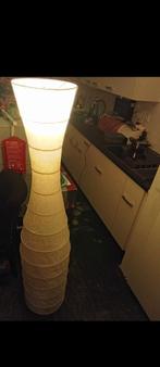 Papieren vloerlamp van Ikea staande lamp, Huis en Inrichting, Lampen | Vloerlampen, Ophalen of Verzenden, Minder dan 100 cm