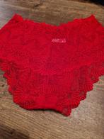 Nieuwe plus size kanten slip, maat: xxl, kleur: rood, Ophalen of Verzenden, Rood, Slip