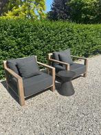 Borek Miami Beach fauteuils, Tuin en Terras, Ophalen of Verzenden, Gebruikt, Bijzettafel, 2 zitplaatsen
