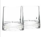 Johnnie Walker Whisky Glazen - Set van 2, Glas of Glazen, Ophalen of Verzenden, Effen, Glas