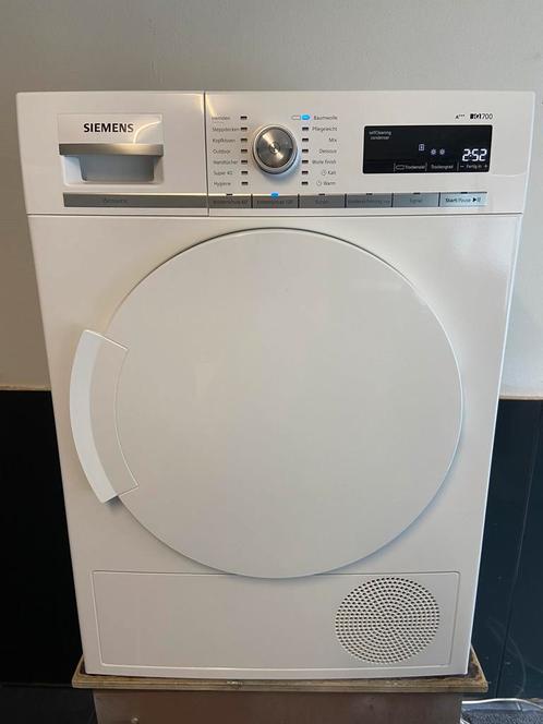 Siemens warmtepomp droger 8KG., Witgoed en Apparatuur, Wasdrogers, Zo goed als nieuw, Condens, Voorlader, 8 tot 10 kg, 85 tot 90 cm