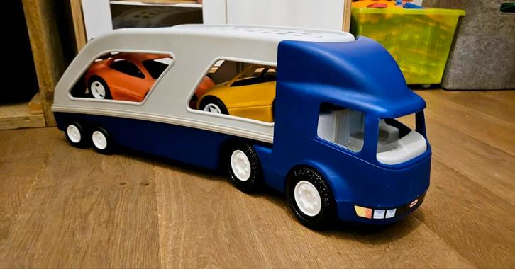 Little Tikes Autotransporter Groot met 2 auto's, Kinderen en Baby's, Speelgoed | Speelgoedvoertuigen, Gebruikt, Ophalen