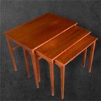 Midcentury miniset teak Denemarken 1950-60, Huysmans Doorwerth, Ophalen of Verzenden, Zo goed als nieuw, Huysmans Doorwerth