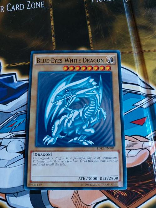 Yugioh Blue-eyes white dragon ldk2-enk01, Hobby en Vrije tijd, Verzamelkaartspellen | Yu-gi-Oh!, Zo goed als nieuw, Ophalen of Verzenden