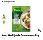 13x KNORR maaltijdmix Groentensaus 29 gr. NIEUW, Ophalen