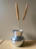 Vintage • Chroom • Silver Metal • Vazen, Overige materialen, Overige kleuren, Unknown, Unknown