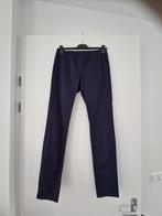 KOOPJE VOOR MAAR 2 EURO - strakke broek/canvaslegging mt S/M, Kleding | Dames, Broeken en Pantalons, Lang, Blauw, Ophalen of Verzenden