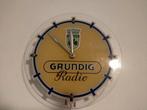 vintage jaren 50 Grundig radio reclame klok, Ophalen of Verzenden, Gebruikt