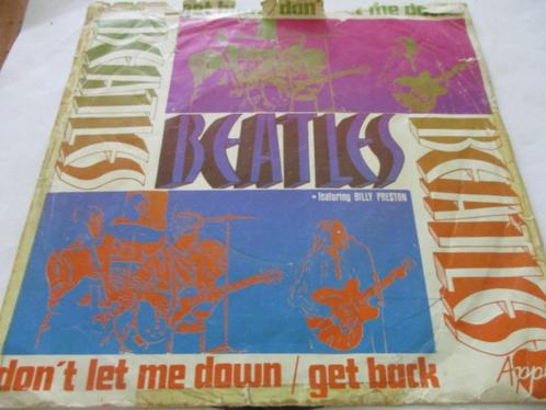 The Beatles _ Get back / Let me down = 1969, Cd's en Dvd's, Vinyl Singles, Gebruikt, Pop, Ophalen of Verzenden