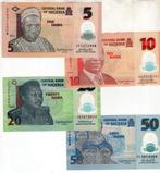 Nigeria set biljetten, Verzenden, Nigeria