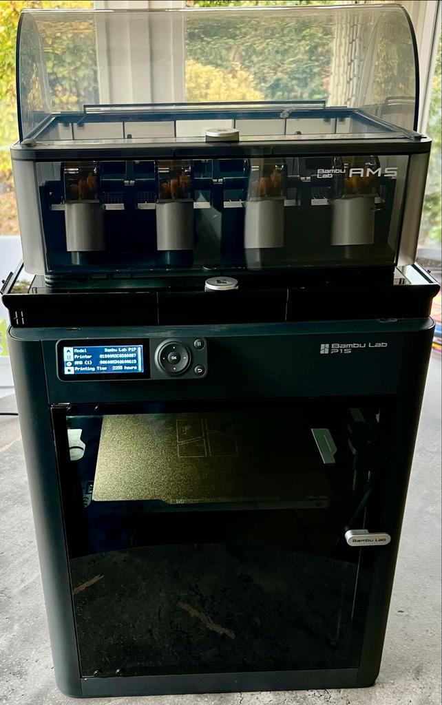Bambulab P1S 3D Printer - Klaar voor gebruik!, Computers en Software, 3D Printers, Gebruikt, Ingebouwde Wi-Fi, Ophalen