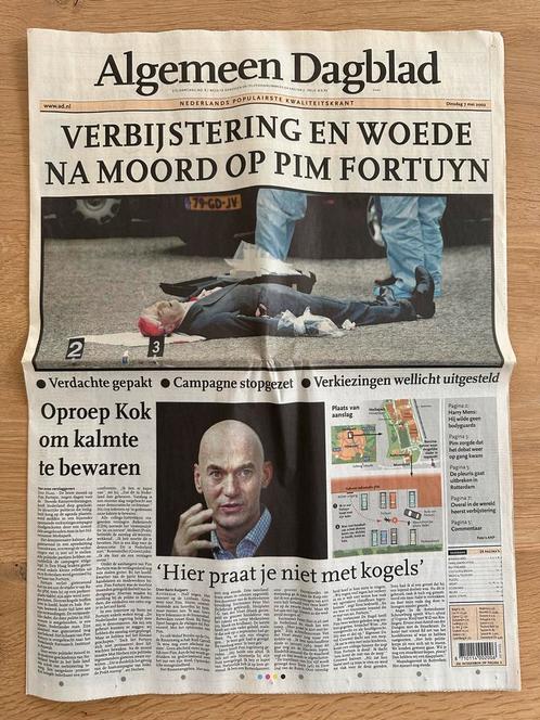 Algemeen Dagblad - 7 mei 2002, Boeken, Tijdschriften en Kranten, Zo goed als nieuw, Krant, Ophalen of Verzenden