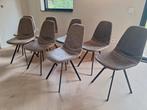 8 eetkamerstoelen, Ophalen, Gebruikt, Bruin, Vijf, Zes of meer stoelen