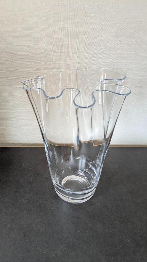 bloemenvaas, glas, Huis en Inrichting, Woonaccessoires | Vazen, Zo goed als nieuw, Overige kleuren, Minder dan 50 cm, Glas, Ophalen