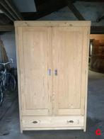 C: Diverse Grenen 2-deurs Garderobe-kasten / kledingkasten, Huis en Inrichting, Kasten | Kledingkasten, Ophalen, 100 tot 150 cm
