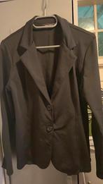 Jasje travelstof. Zwart maat M, Maat 38/40 (M), Angelle Milan, Zwart, Ophalen of Verzenden