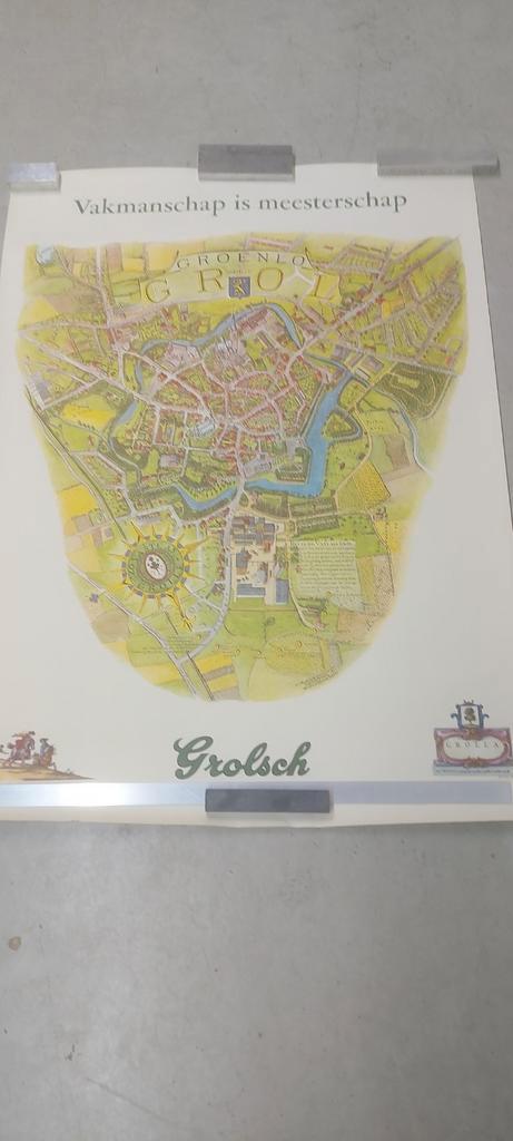 GROLSCH  (DIV SPULLEN ) oa posters, Verzamelen, Biermerken, Nieuw, Overige typen, Grolsch, Ophalen of Verzenden