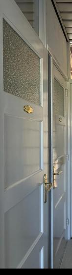 Deuren met glas, Doe-het-zelf en Verbouw, Ophalen, Gebruikt, Minder dan 80 cm, Binnendeur