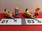 Playmobil Bolderkar Baby Kind Poppetjes Onderdelen 1,95, Verzenden, Gebruikt, Complete set