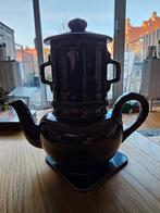 koffiepot Heisterholz Keramik. Opgietpot bruin keramiek, Ophalen of Verzenden