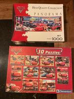 Cars puzzels 1000 stuks en Varia doos 12 tm 60 stuks, Ophalen of Verzenden, Meer dan 50 stukjes, Gebruikt, 4 tot 6 jaar