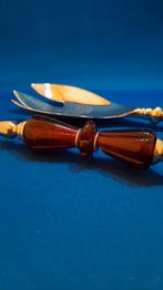 Vintage slabestek slacouvert, lepel en vork. Bijzonder! 3A20, Antiek en Kunst, Ophalen of Verzenden