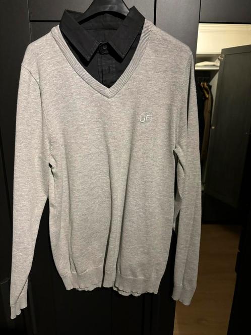 # Mooie nette Sweater Met vaste overhemd eraan maat m #, Kleding | Heren, Truien en Vesten, Zo goed als nieuw, Maat 48/50 (M)