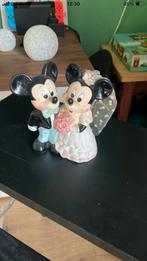 Bruidspaar beeldje Mickey Minnie, Ophalen, Mickey Mouse, Zo goed als nieuw, Beeldje of Figuurtje