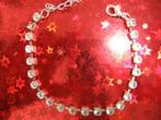 Strass armband zgan  Gekocht Spanje 22,95 nu slechts 5,00, Ophalen of Verzenden, Zo goed als nieuw, Zilver