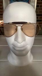 Ray Ban Bausch & Lomb Aviator lederen brug 1970, Ophalen of Verzenden, Gebruikt, Ray-Ban