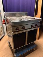 Elektrisch kookfornuis met 4 pits, Witgoed en Apparatuur, Fornuizen, Ophalen, Gebruikt, 4 kookzones, Vrijstaand