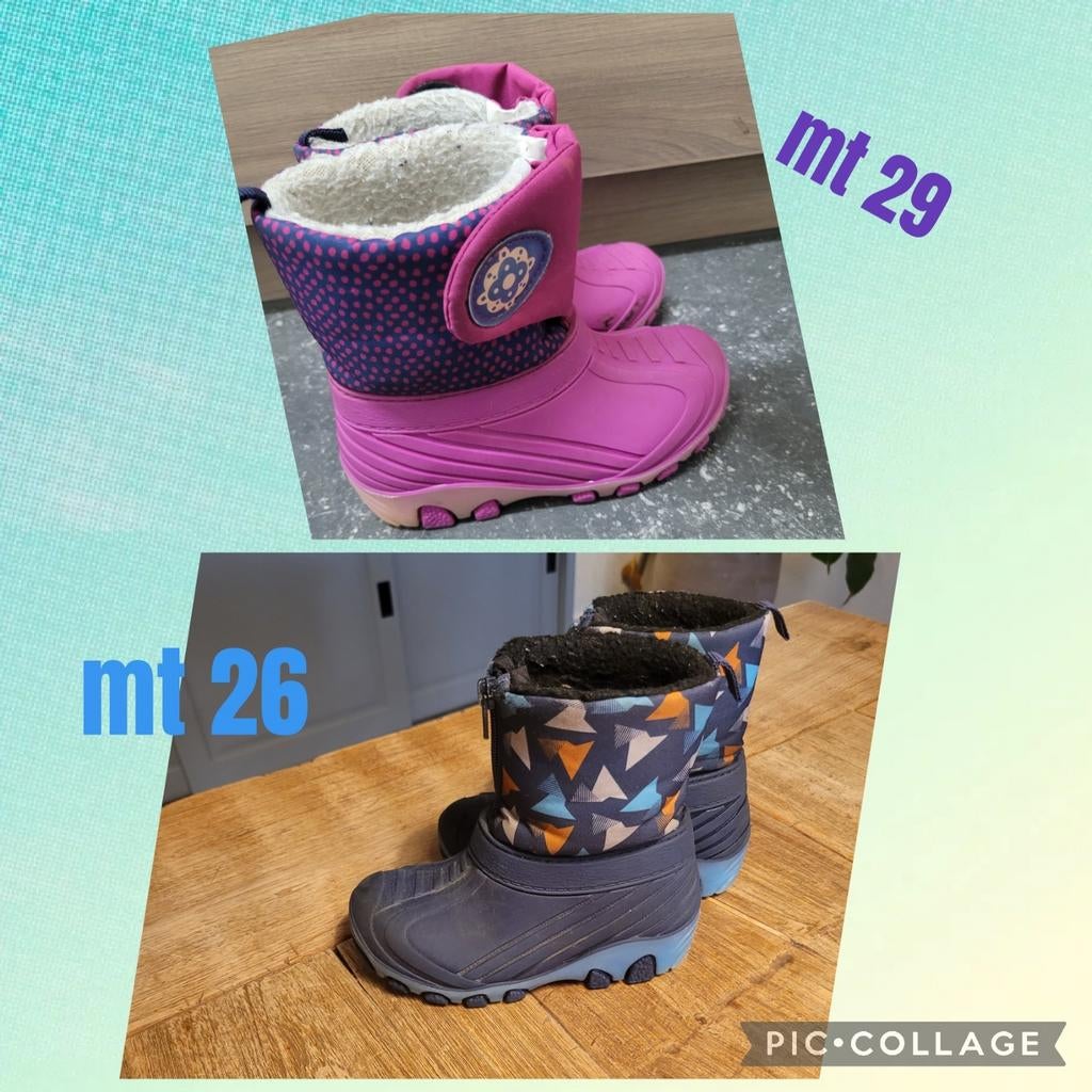 Snowboots mt 29 en mt 26, Ophalen, Zo goed als nieuw, Meisje, Laarsjes