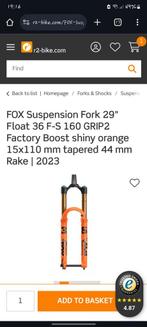 Fox Suspension fork 36, 29inch 160mm, Fietsen en Brommers, Fietsonderdelen, Overige merken, Ophalen of Verzenden, Zo goed als nieuw
