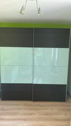Mooie praktische kledingkast essenhout met gladplaat, Ophalen, Zo goed als nieuw, 50 tot 75 cm, 150 tot 200 cm