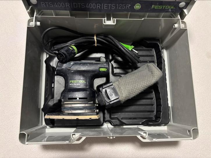 Festool DTS 400 REQ-Plus delta, Doe-het-zelf en Verbouw, Gereedschap | Schuurmachines, Zo goed als nieuw, Vlakschuurmachine, Minder dan 600 watt