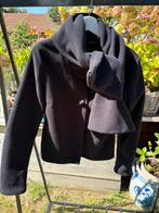 Kort jasje vilt zwart BORIS m, Kleding | Dames, Jassen | Winter, Ophalen of Verzenden, Zo goed als nieuw, Zwart