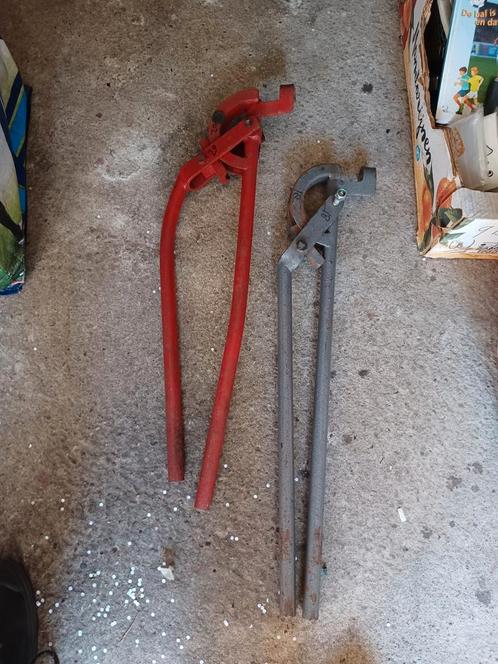 2 buigijzers in een koop 34,50 maat 18 mm en 20 mm slede, Doe-het-zelf en Verbouw, Gereedschap | Handgereedschap, Gebruikt, Ophalen