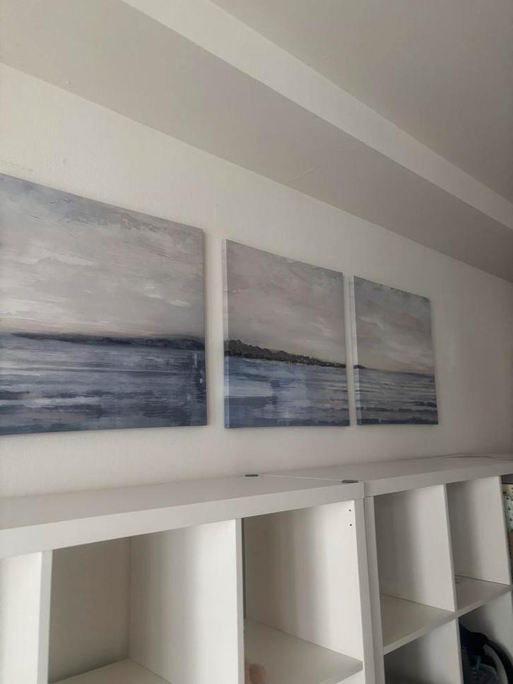 IKEA Schilderijen Set - 56x56 cm, Huis en Inrichting, Woonaccessoires | Schilderijen, Tekeningen en Foto's, Zo goed als nieuw