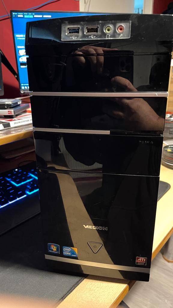 Medion I3 computer, Computers en Software, Desktop Pc's, Zo goed als nieuw, HDD, Ophalen