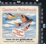 Sticker: Centrale Volksbank - Voor al uw geldzaken - Utrecht, Ophalen of Verzenden