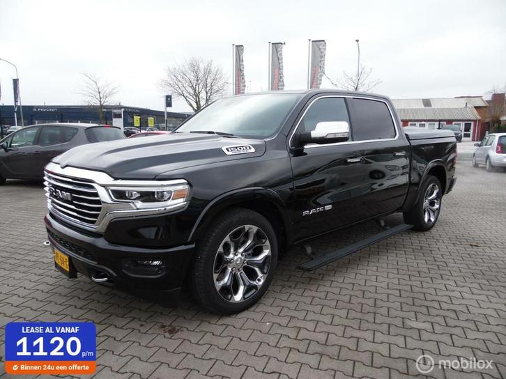 Dodge Ram 1500 4X4 5.7 V8 4x4 Crew Cab Long Horn Full Option, Auto's, Dodge, Particulier, Te koop, RAM 1500, 360° camera, ABS
