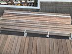 Partij hardhouten Azobé - 40 stuks – 3,5 meter, Tuin en Terras, Palen, Balken en Planken, Ophalen, Planken, Zo goed als nieuw