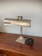 Bureaulamp, tafellamp, metaal. 37 cm. hoog; 29 cm. breed., Ophalen of Verzenden, Gebruikt, Metaal, Minder dan 50 cm
