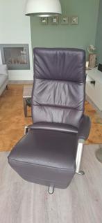 Relaxfauteuil - Donkerpaars, Ophalen, Gebruikt, 75 tot 100 cm, Metaal