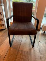 6 mooie eetkamerstoelen, bruin, skai, Huis en Inrichting, Stoelen, Ophalen, Gebruikt, Bruin, Vijf, Zes of meer stoelen