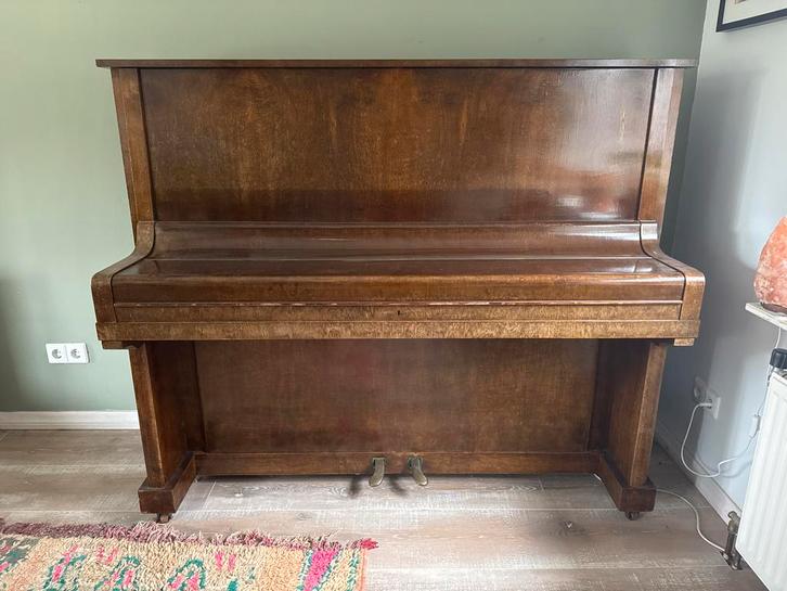 Feurich Piano uit 1918 - Mirani Amsterdam, Muziek en Instrumenten, Piano's, Gebruikt, Piano, Bruin, Ophalen