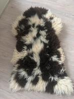 Mooie Schapenvacht - Bruin/Wit, Huis en Inrichting, Stoffering | Tapijten en Kleden, Ophalen, 100 tot 150 cm, Wit, 50 tot 100 cm