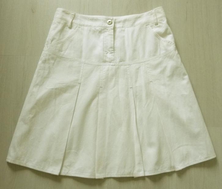 Jean Paul Berlin Rok, Kleding | Dames, Rokken, Zo goed als nieuw, Maat 36 (S), Wit, Knielengte, Ophalen of Verzenden